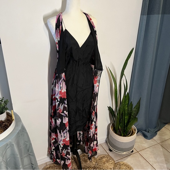 MARC JACOBS Geo-Spot Silk Georgette Midi Dress, 4 - Picture 8 of 12